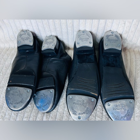 🪩 ✨TAP SHOES✨ 🪩 Two Pair Bundle! Sz 8.5 and 9.5 Bkack - Picture 3 of 15